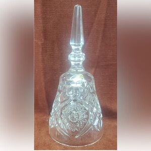 Cut West Germany Lead Dinner Elegant intricate Crystal Glass Bell